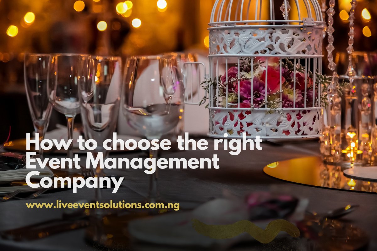 How to choose the right event management company